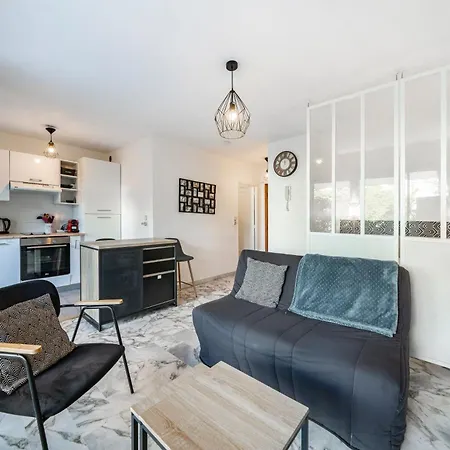 Avec Terrasse Et Jardin Arbore - 5 Min Hypercentre Apartment Cannes