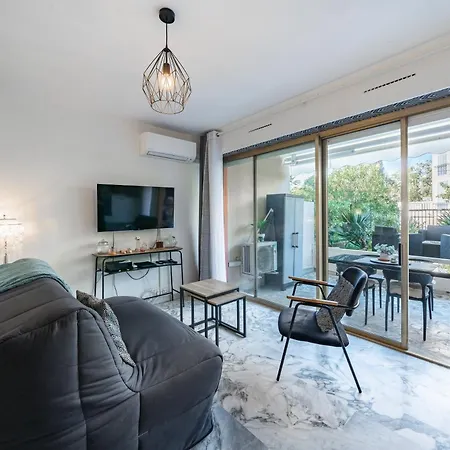 Avec Terrasse Et Jardin Arbore - 5 Min Hypercentre Cannes